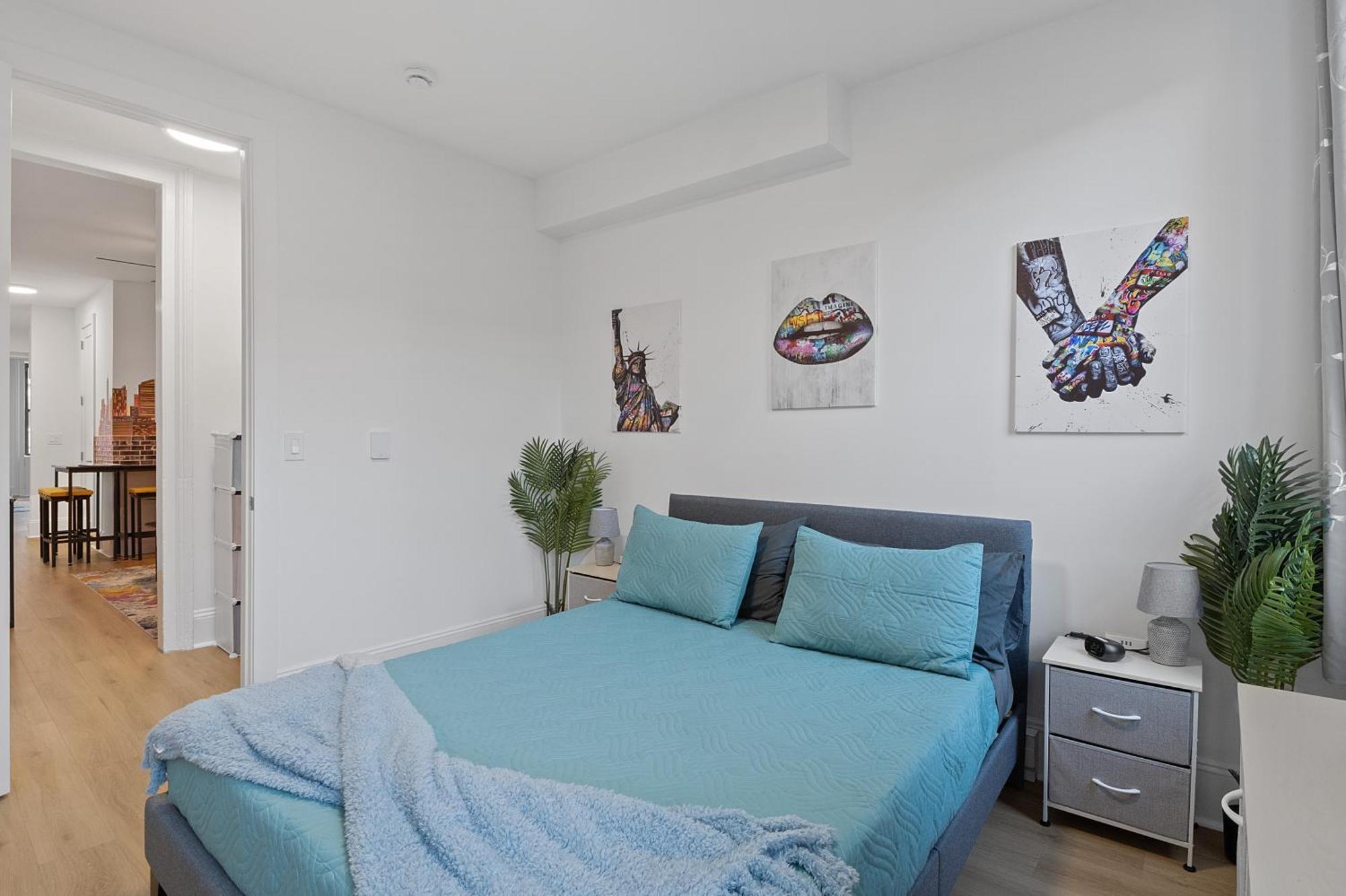 Funky & Colorful Urban Getaway, 20 Minutes To Nyc Apartment โฮโบเกน ภายนอก รูปภาพ